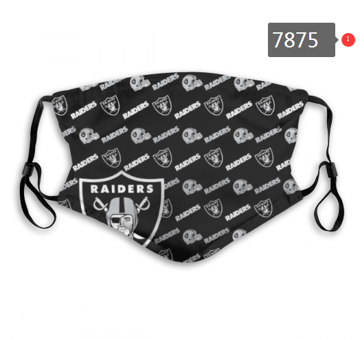 NFL 2020 Oakland Raiders  #13 Dust mask with filter->nfl dust mask->Sports Accessory